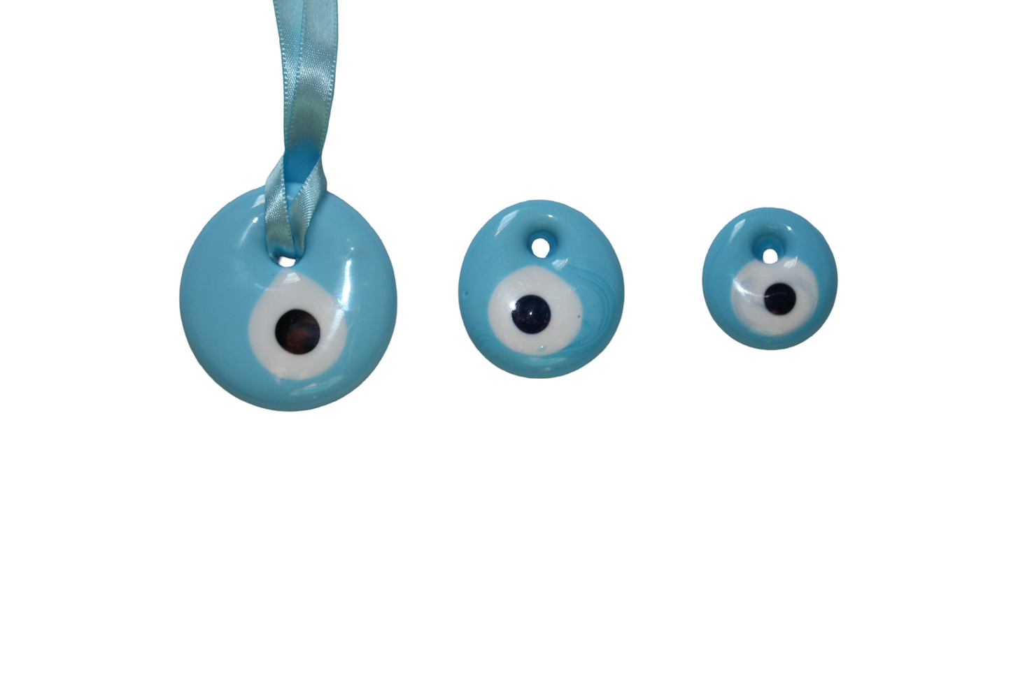 "Baby Blue" Evil Eye Necklace