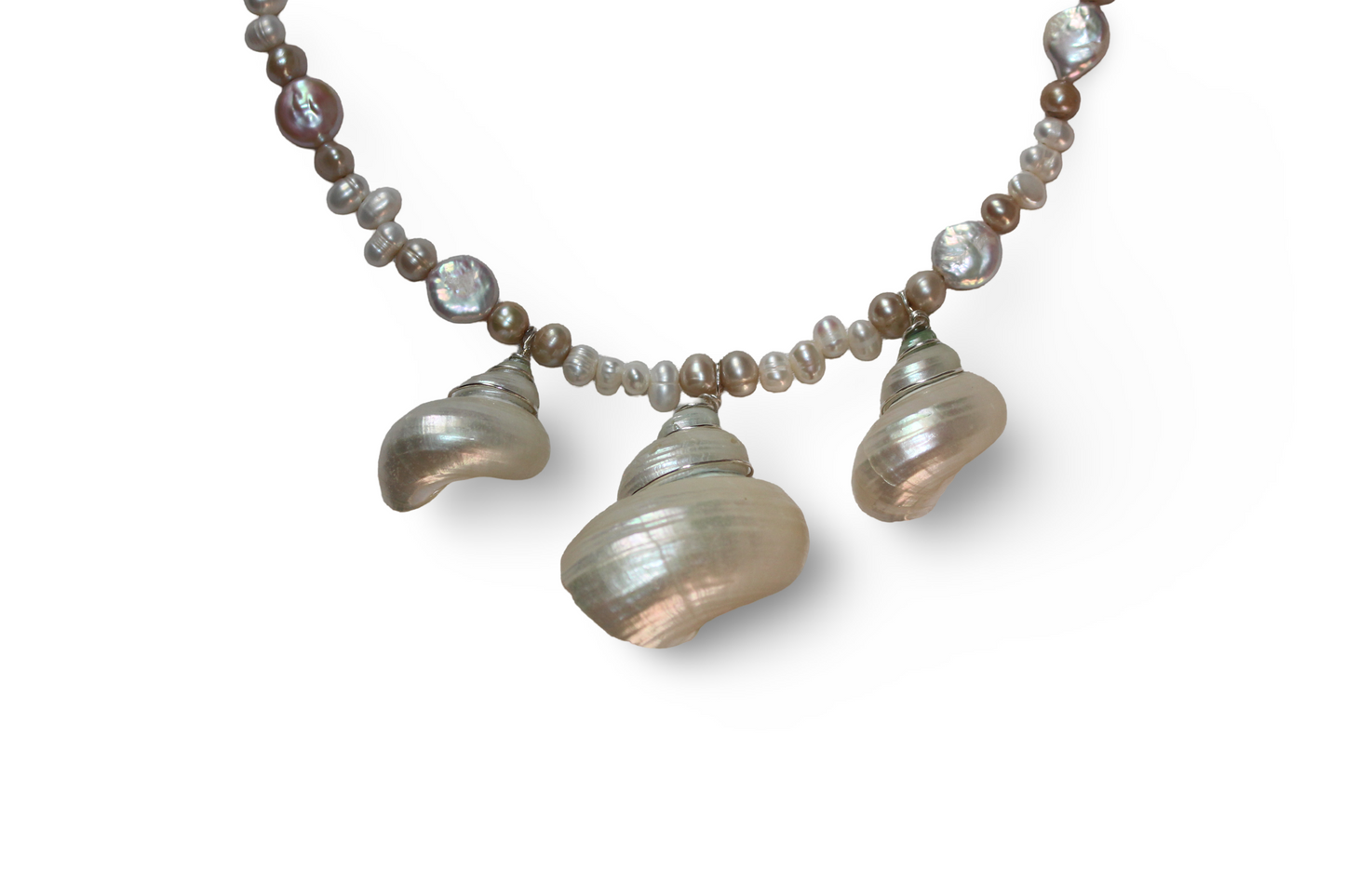 "Angel" Pearl Necklace