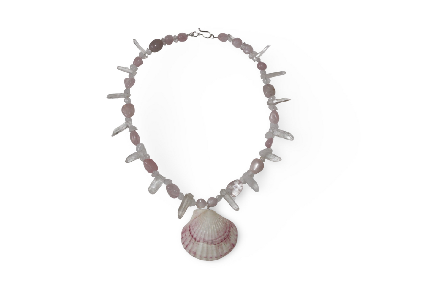 "Nadia" Rose Quartz Necklace