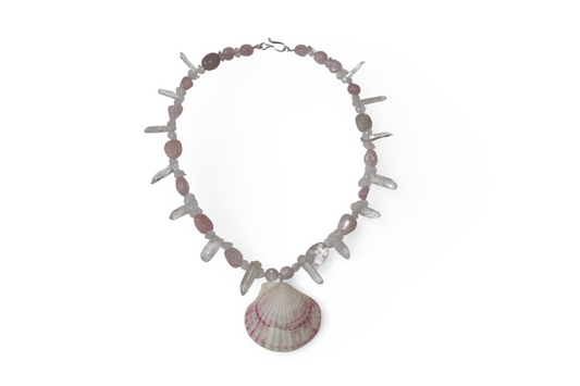 "Nadia" Rose Quartz Necklace