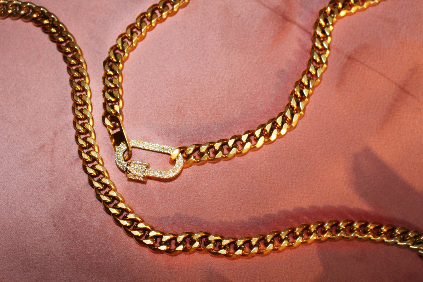 "Azalea" Cuban Link Necklace