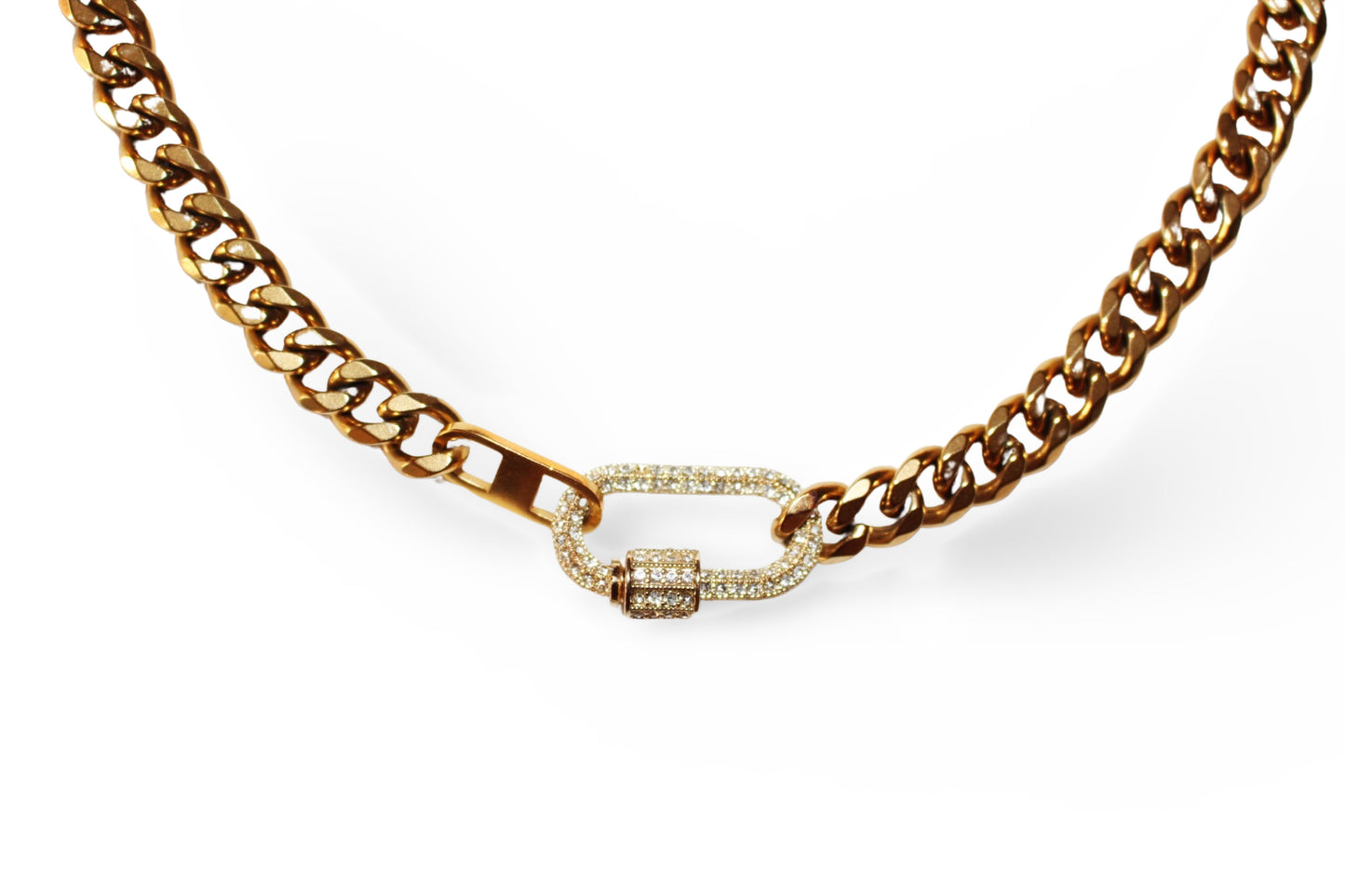 "Azalea" Cuban Link Necklace