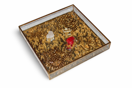 Gold Couture Jewelry Tray