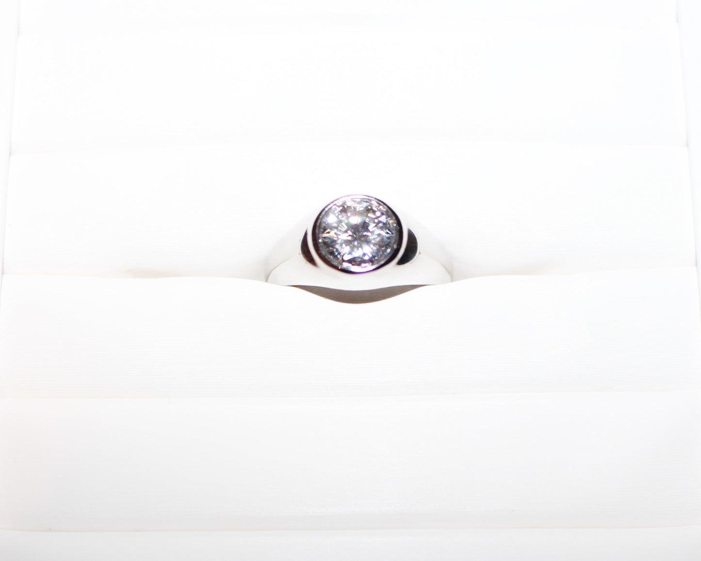057 Moissanite Ring