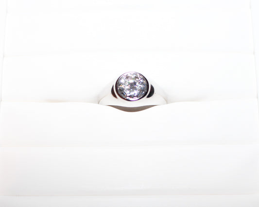 057 Moissanite Ring