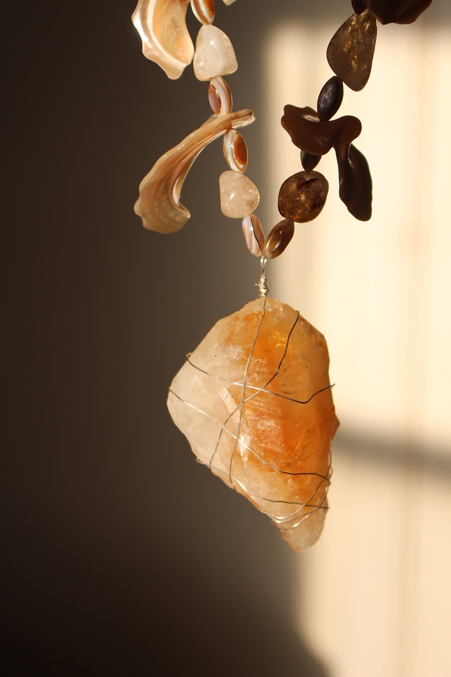 "Sól" Citrine Necklace